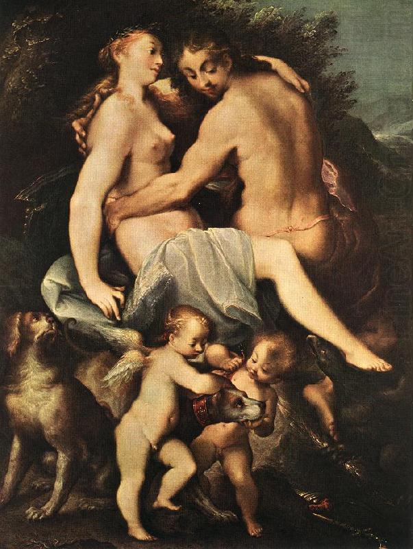 Adonis Parting from Venus s, HEINTZ, Joseph the Elder